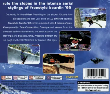 Freestyle Boardin 99 (US) box cover back